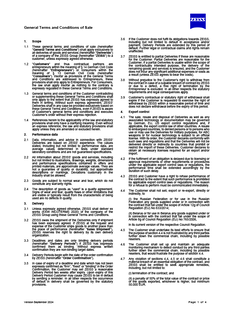 General Terms and Conditions of Saleのプレビュー画像