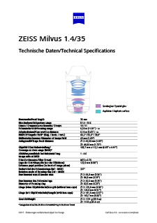 ZEISS Milvus 1.4/35のプレビュー画像