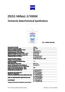 ZEISS Milvus 2/100Mのプレビュー画像