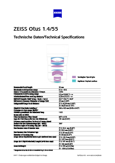 ZEISS Otus 1.4/55のプレビュー画像