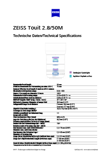 ZEISS Touit 2.8/50Mのプレビュー画像