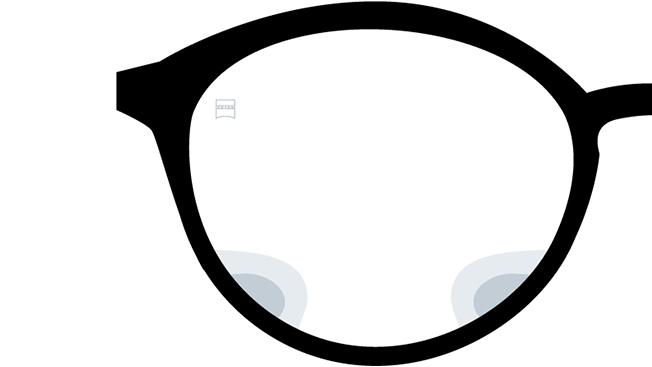 ZEISS SmartLife デジタルレンズ Individual 3の見え方。レンズを通した視界のイメージ。 