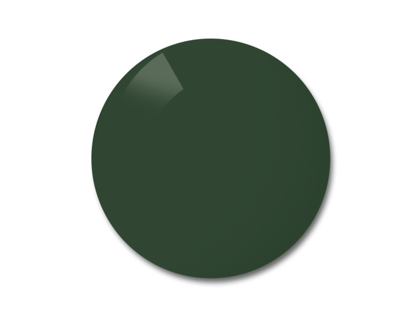 パイオニア（灰緑色）偏光レンズの色見本。